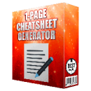 1 Page Cheatsheet Generator